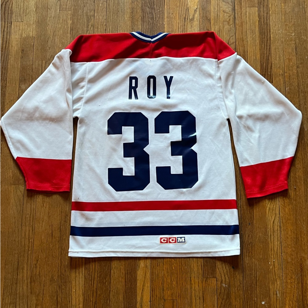 Vintage 90s Maska Patrick Roy Canadien Montreal’s Jersey CCM Size Small